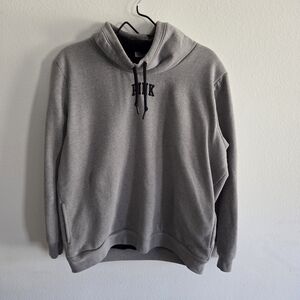 Victoria's Secret Charcoal Pink Women's Hoodie High Neck Fleece Lined Medium